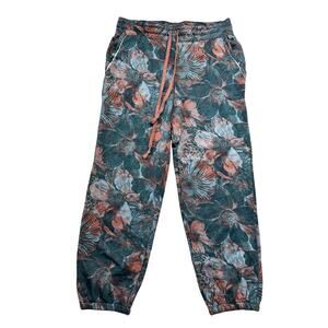 NWT - DAILY PRACTICE BY ANTHROPOLOGIE, Camilla Floral Jogger/Sweat Pants. LG